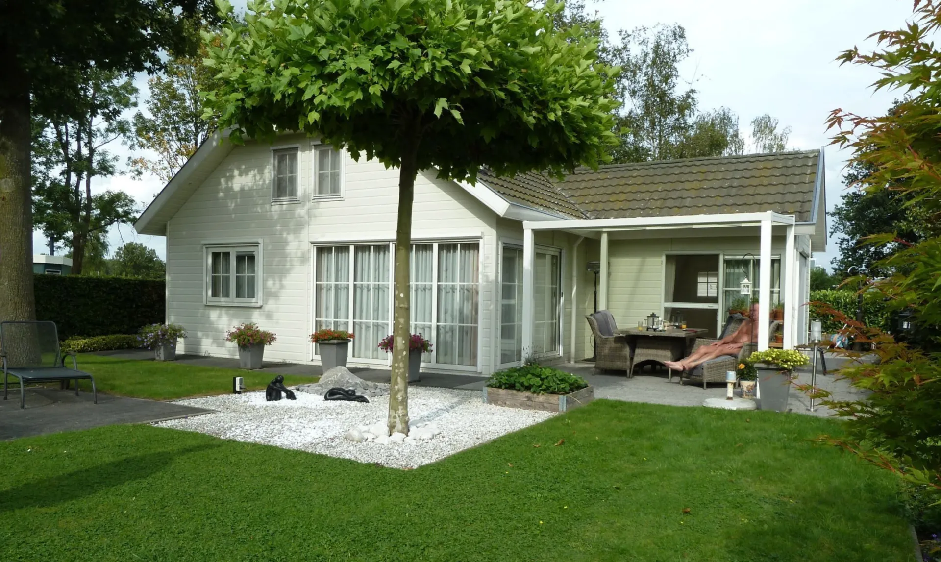 Naturisten huisje Nederland bungalow 12